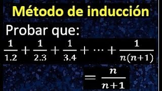 probar que 1121231341nn1nn1 Método de inducción demostracion inductivo [upl. by Gaul]