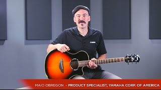 Yamaha APX500III Thinline Cutaway AcousticElectric Guitar Vintage Sunburst [upl. by Otreblanauj]