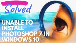 How To Install Adobe Photoshop 7 [upl. by Terrilyn]