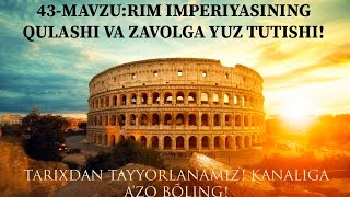 6sinfQADIMGI DUNYO TARIXI 43Mavzu Rim imperiyasining qulashi va zavolga yuz tutishi [upl. by Rialc566]