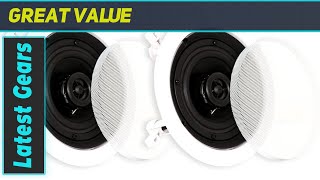 Immersive Sound on a Budget Theater Solutions CS4C InCeiling Speakers Review [upl. by Noirb146]