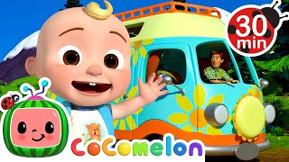 Wheels on the Camper Van  CoComelon  🚌Wheels on the BUS Songs  🚌Nursery Rhymes for Kids [upl. by Lladnar]