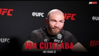 Ion Cutelaba UFC Vegas 37 full postfight interview [upl. by Pirali]