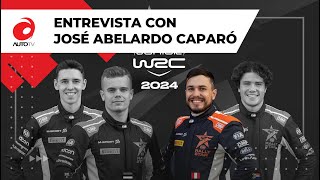 Entrevista a José Abelardo Caparó peruano que correrá este 2024 en el Campeonato Mundial de Rally [upl. by Frolick977]