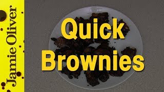 Jamie Olivers SuperQuick Brownies  EAT IT [upl. by Mccomb]