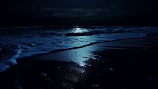 Ocean Waves for Deep Sleep  Ocean Sounds For Deep Sleeping With A Dark Screen And Rolling Waves [upl. by Atekihc670]