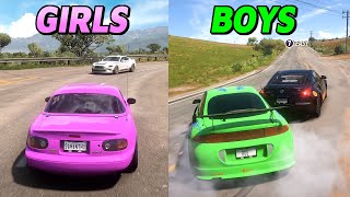 Girls vs Boys  Forza Horizon 5 [upl. by Hazem]