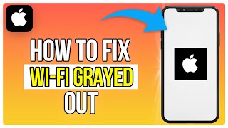 How To Fix WiFi Greyed Out On iPhone iOS 18 2024 [upl. by Gnehc]