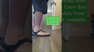 Short review on showing off my bedrock sandals barefootsandals bedrocksandals [upl. by Naid33]