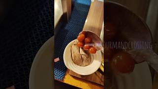 Gulab Jamun with Icecream combination 🥹😍 shorts youtubeshorts dessert indiandessert [upl. by Ardnassak]