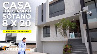 Tour CASA con SÓTANO BAR y ÁREA de JUEGOS con VISTA AL PARQUE  Obras Ajenas  AKHabitare [upl. by Kilroy]