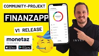 💪Unsere Monetaz App Haushaltsbuch  Vermögensübersicht  Community [upl. by Bigner575]