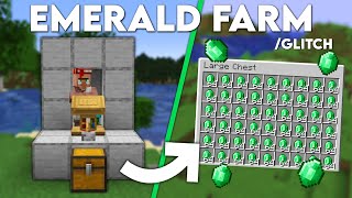 Minecraft INFINITE Emerald Farm  120 Emerald Farm Tutorial [upl. by Latouche]