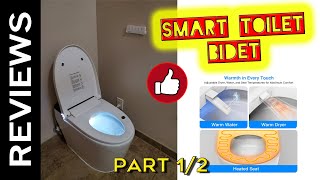 Bazyths Smart Toilet Bidet ZY695A Review Part 12  Installation [upl. by Gypsie]