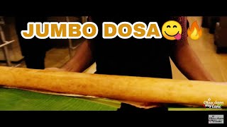 THE BIGGEST DOSA IN HYDERABAD  Jumbo Dosa  Chutneys [upl. by Sitoiyanap]