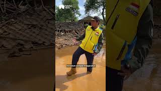 Banjir Sukabumi terkini  tim rescue kesulitan karena material lumpur [upl. by Irrac]