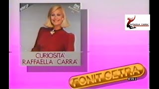 Raffaella Carra RARO spot pubblicità disco LP Curiosità FONIT CETRA 1986 Carrà Domenica in [upl. by Aiasi]