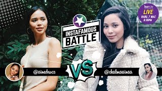 Ain Edruce vs Shalma Ainaa  Instafamous Battle [upl. by Malim306]