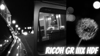 Ricoh GR iiix HDF Cinematic Low Light Video [upl. by Annavoig160]