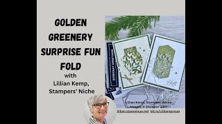 Golden Greenery Surprise Fun Fold [upl. by Murielle]