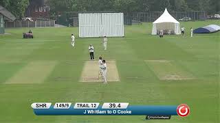 Shrewsbury School U16A XI vs Greshams U15 [upl. by Salokin774]