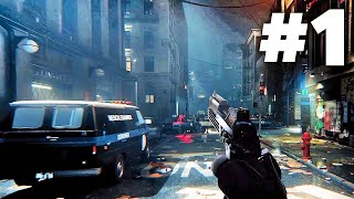 RoboCop Rogue City Gameplay Walkthrough Part 1  FULL DEMO [upl. by Nwadahs]