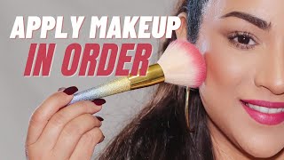 The Right Order to Apply Makeup StepbyStep Guide from a Makeup Artist [upl. by Atinob634]