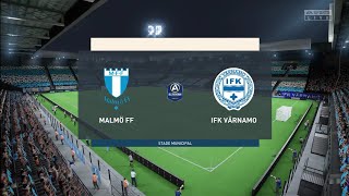 FIFA 23  Malmö FF vs IFK Värnamo  Allsvenskan  Gameplay [upl. by Papageno519]