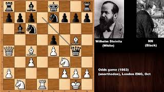 Steinitz vs 19th Century Chess Patzer  London 1863 [upl. by Aix910]