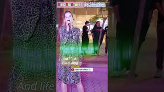 💞Wait a Singing Doctor from Latvia You Gotta Hear This😎Random Street Singing🍀Etta James  At Last [upl. by Ardene]