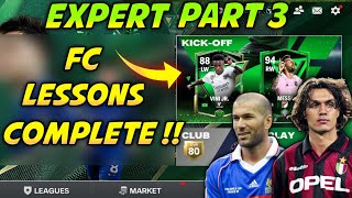 HOW TO COMPLETE FC LESSONS PLAY KICK OFF EXPERT LEAGUE UNLOCK IN EA FC FIFA MOBILE 24 [upl. by Jilli194]