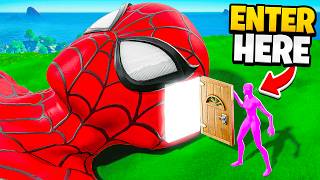 Hiding INSIDE Superheros to WIN Hide amp Seek Fortnite [upl. by Drusus]