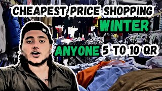 Cheapest Price Shopping  Only 5QR Anyone  Full Winter Stock  Lowest Price Best Quality  Abu Vlog [upl. by Nnyla]