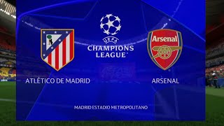 EA SPORTS FC25 UCL Semi Final Atlético de Madrid VS Arsenal [upl. by Mariana776]