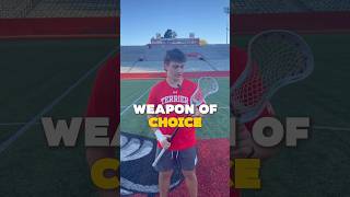 Weapon of Choice for Boston University Lacrosse Player lacrosse [upl. by Cirred]