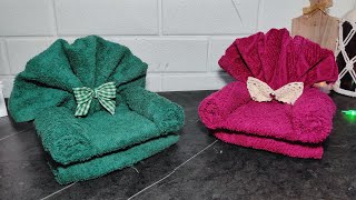 New Folding Towel Art Easy [upl. by Auhel]