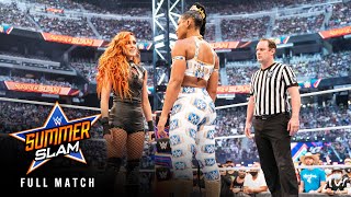 FULL MATCH Bianca Belair vs Becky Lynch — SmackDown Womens Title Match SummerSlam 2021 [upl. by Annahsit]