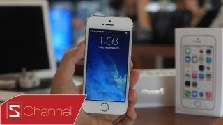 Schannel  Trên tay vs đánh giá iPhone 5S  CellphoneS [upl. by Swayder355]