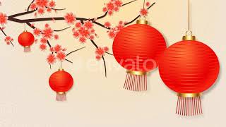 Chinese New Year Background for Motion Graphics 2024 [upl. by Eixam]