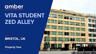 Property Tour  Vita Student Zed Alley Bristol  Student Accommodation in UK  amber [upl. by Imuya]