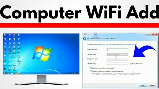 Computer Me WiFi Add Kaise Kare  Computer Me Network Kaise Connect Kare [upl. by Garris]