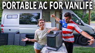 Does This New Portable Air Conditioner Work For Van Life  EcoFlow Wave [upl. by Blunk]