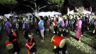 15  Okinawa Festival Hawaii 2014  Bon Odori  Asatoya Yunta  Song of Okinawa [upl. by Aihsenal]