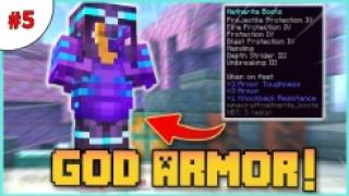 FINALLY I MAKE A GOD ARMOR  MINECRAFT SURVIVAL 5 [upl. by Euqinna]