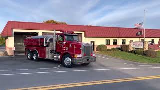 Brickerville PA Tanker 21 Responding [upl. by Adena41]