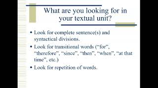 Choosing a text to exegete [upl. by Limhaj]