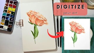 Earn money as an artist  Digitize your art to sell online [upl. by Yecnuahc336]