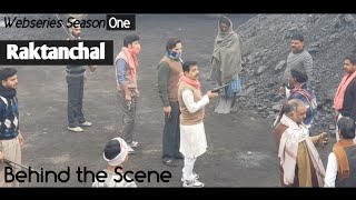 Raktanchal Webseries Season oneBehind the Camera Shooting Banaras Totalcinema [upl. by Belshin]