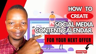 How To Create Social Media Calendar To Promote Your Next Offer [upl. by Saturday]