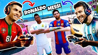 GTA 5  Franklin vs MESSI amp RONALDO Football Challenge part01  Franklin amp Shinchan MALAYALAM [upl. by Agle274]